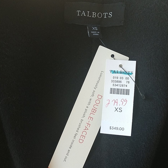 Talbot's zippered wool blend coat - Picture 5 of 7